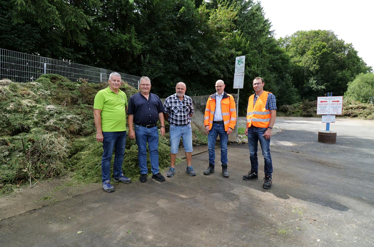 Grüngutplatz Großeicholzheim ertüchtigt